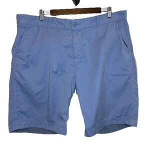 Halsey Men's Size 40 Breakwater Sport Golf Range Beach Surf Work Shorts Blue EUC